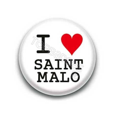 Badge I Love Saint Malo