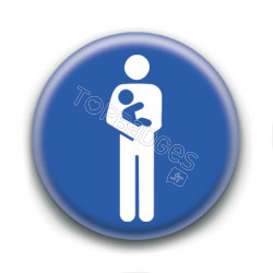 Badge : Adulte avec enfant