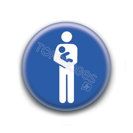 Badge : Adulte avec enfant