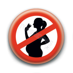 Badge : Alcool interdit aux femmes enceintes