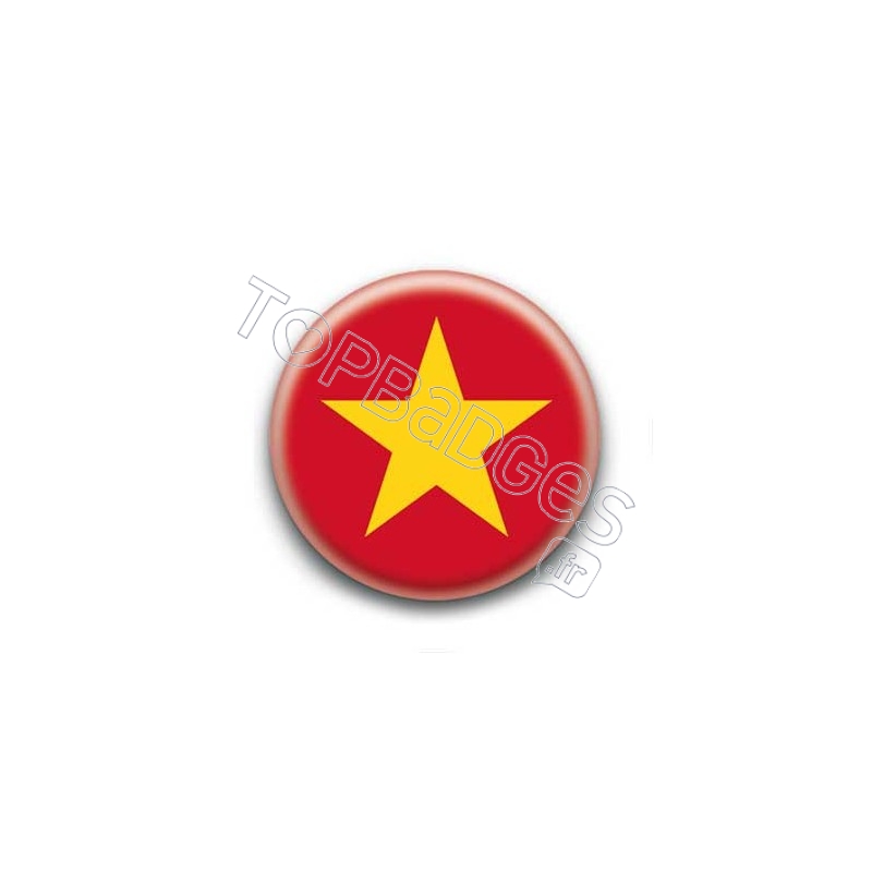 Badge Drapeau du Vietnam