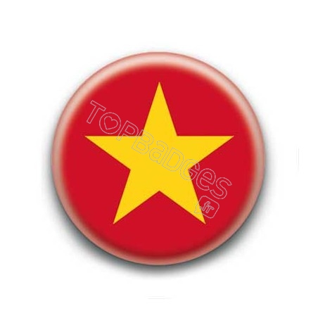 Badge Drapeau du Vietnam