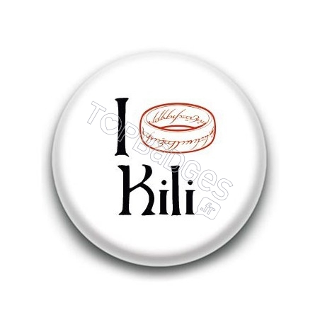 Badge I love Kili