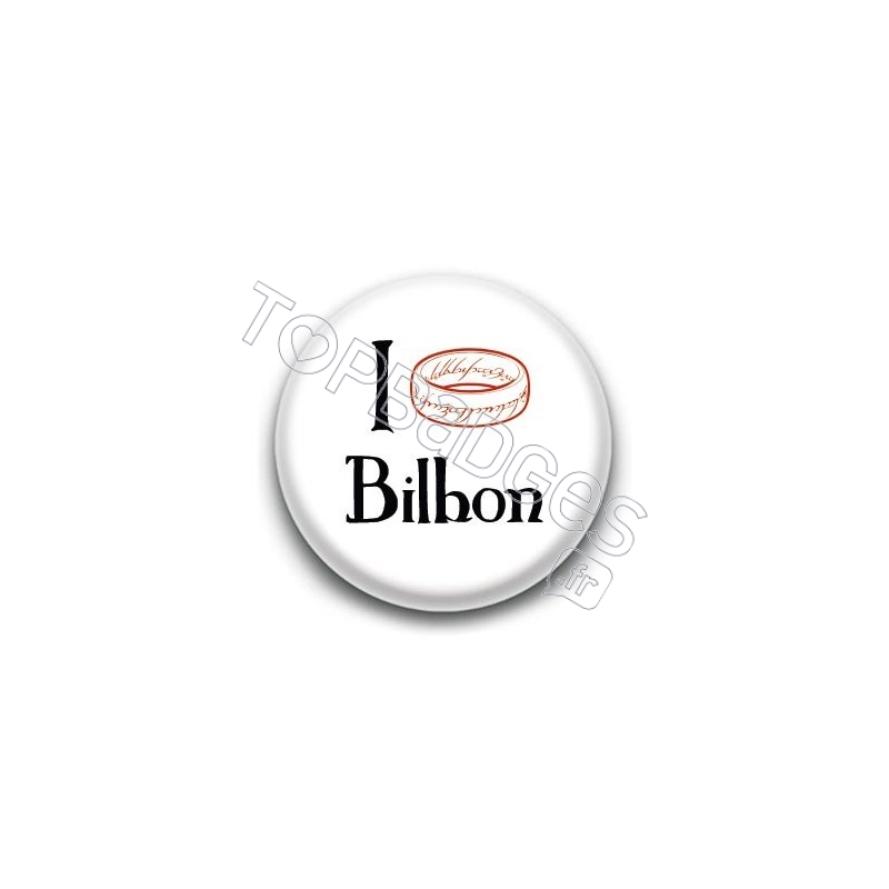 Badge I Love Bilbon