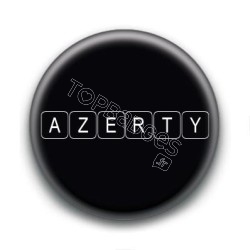 Badge Azerty